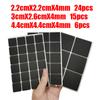 Rubber Pads For Chair Leg Furniture Anti Slip Mat Bumper Damper Self Adhesive Table Feet Protector Floor Protector Pads Hardware