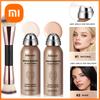 2pcs Spray Foundation With Brush Magic Airbrush Makeup 70ml Long Lasting Water Proof Oil Control Matte Full Coverage