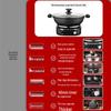 MELNG 5L Multi-functional Electric Hot Pot CN Plug (adapter Included)