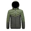 Men's Autumn and Winter Outdoor Cotton-padded Jacket with Fleece Hood and Stand-up Collar, Warm Cotton-padded Jacket