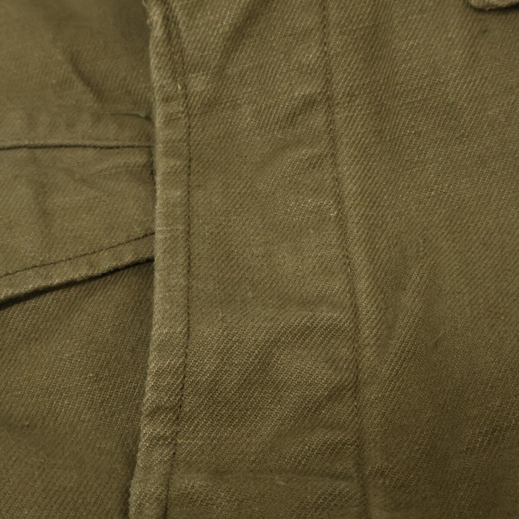 Vintage 1940s French Army Khaki Early Model M-47 Jacket Jacket 26 khakiUsed