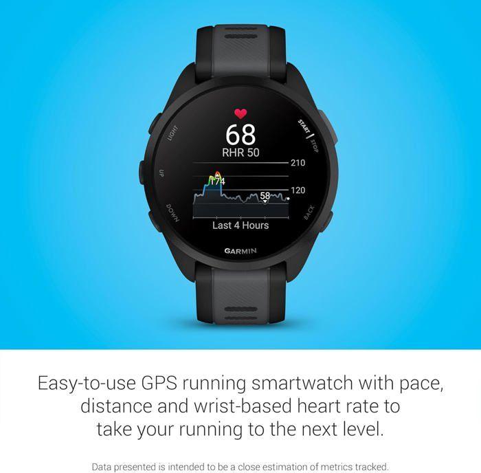 Garmin Forerunner Montre connectée de course - Noir et Gris