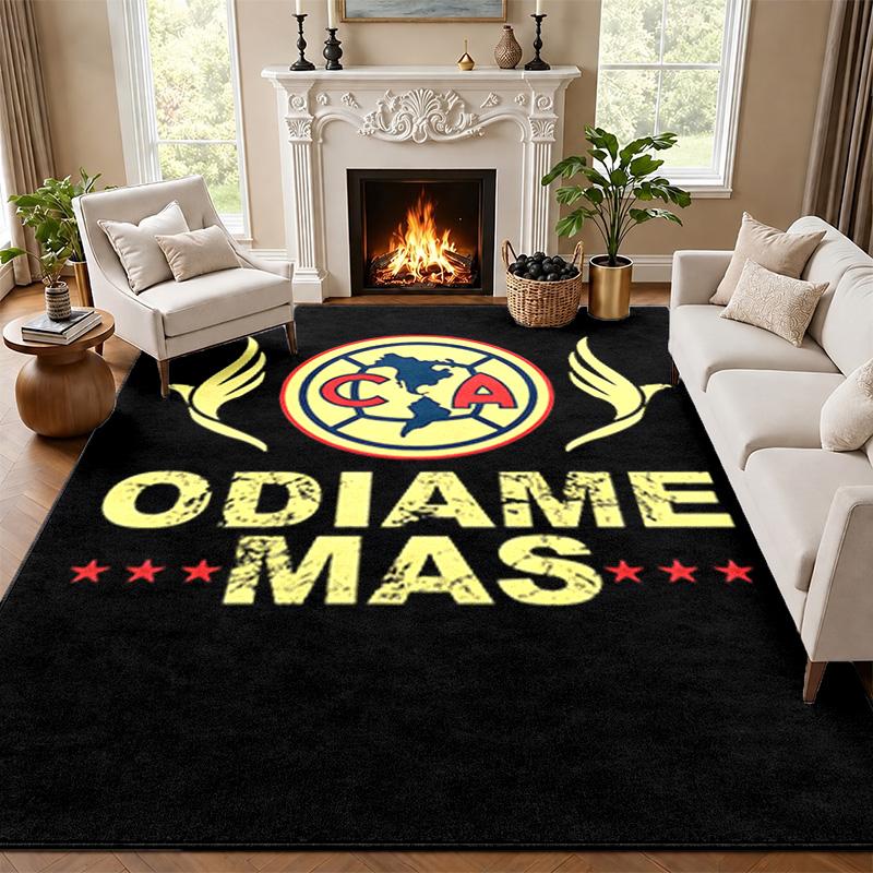 Club America Carpet Door Mat for Living Room or Bedroom Protective Mat Under Chair Office Decoration Christmas Gift Birthday Present