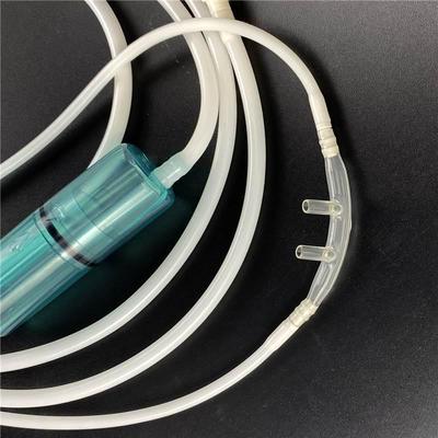 Universal Silicone Nasal Cannula with Water Collector for Oxygen and Hydrogen Therapy