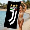 Beach Towel with Juventus FC logo Pattern - soft,absorbent,machine washable Lightweight&Modern,swimming,Travel Essentials