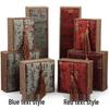 Multicolor Brocade Tassel Gift Box – Brown, Green, Red, Blue, Wave Design Series
