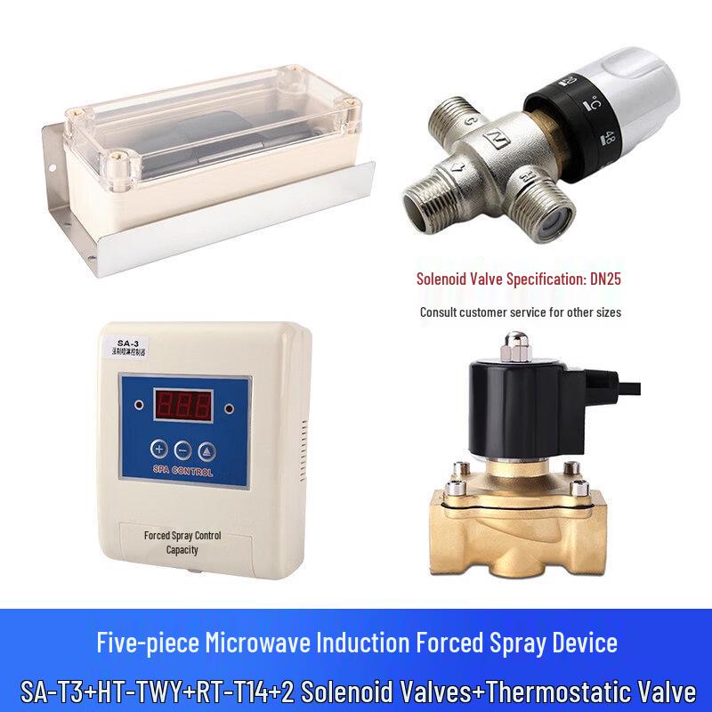 Microwave Induction Automatic Outdoor Shower Set