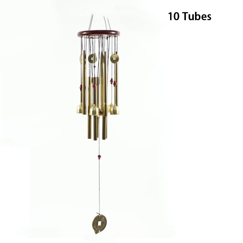 Wind Large Chime Yard Garden Outdoor Noisemaker Bells Pavilion Coin Copper