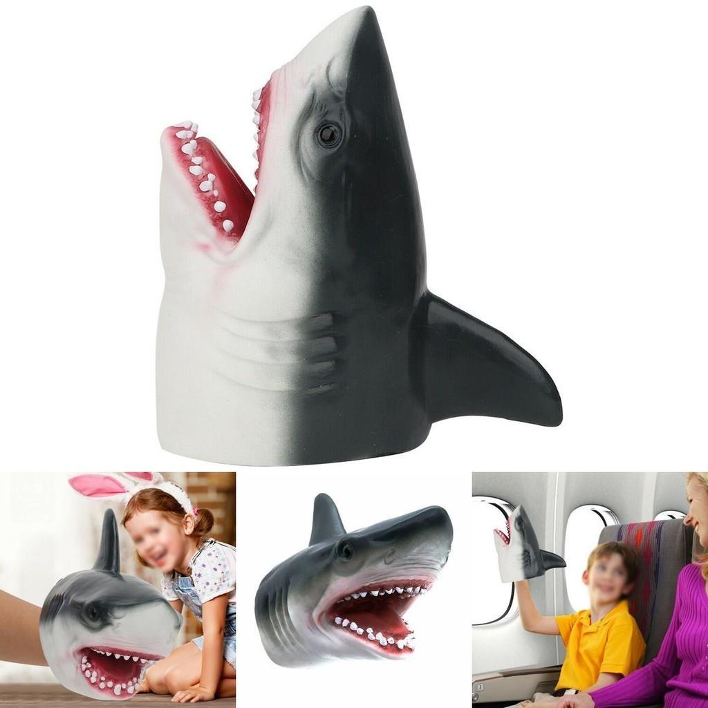 Premium Shark Head Hand Puppet Plush Toy For Kids Safe And Educational Fun