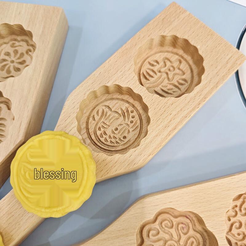 Mid-Autumn Festival Wooden Mooncake Mold