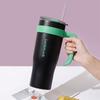 Lock&Lock 1200ml Stainless Steel Insulated Straw Mug