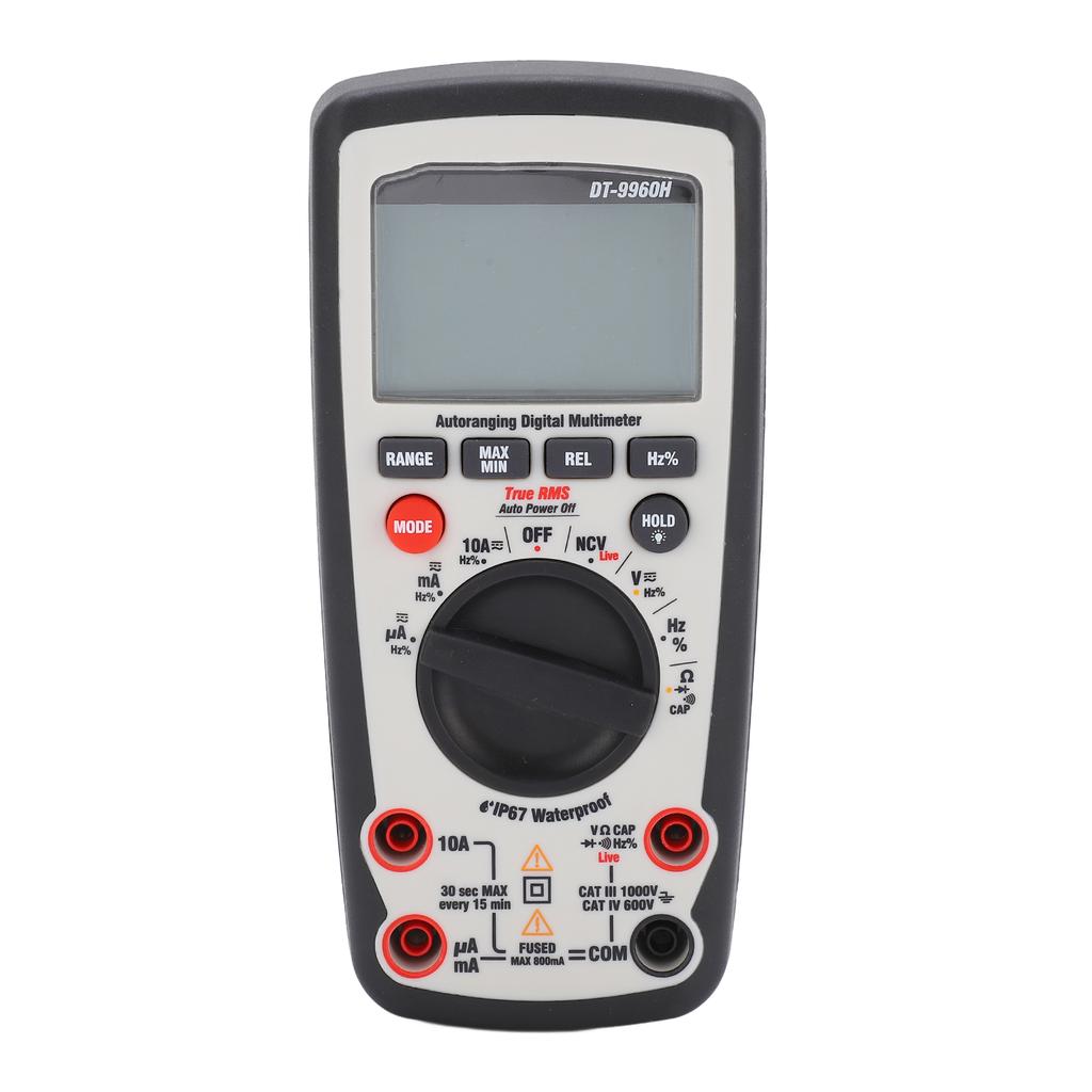 DT‑9960H Multimeter Digital LCD Universal Tester NCV Testing with Overload Protection for Electricity Testing