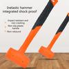 Double Headed Rubber Hammer Detachable Round Head Nonslip Handle Hand DIY Tool Installation Hammer For Woodworking