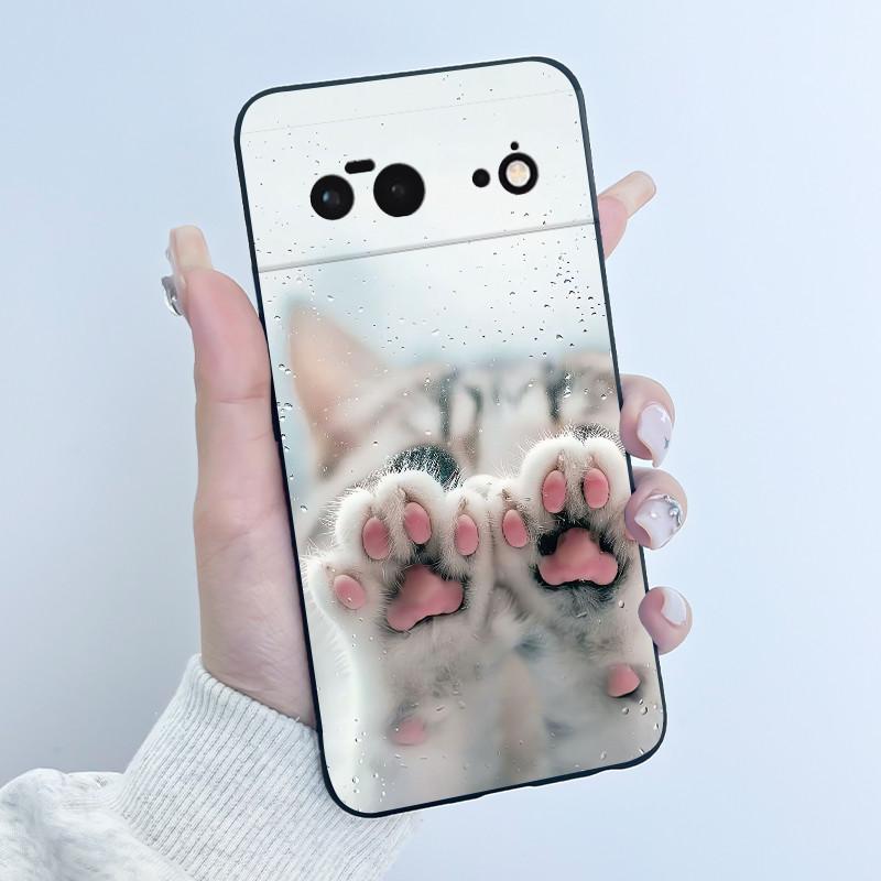 Coque Pour Google Pixel 6 6A 6Pro Pixel6 Pro Pixel6A Coque Luxe Mignonne Cool Garçons Filles Noir Mat Mince Souple Silicone Arrière Cover