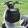 Electric Bike & Motorcycle Helmet Pouch, Large Capacity Front Bike Bag with Adjustable Shoulder Strap
