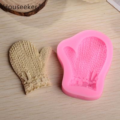Weihnachten Handschuh Form Fondant Silikon Formen Küche Schokolade Süßigkeiten Kuchen Festivals Party Dekorieren Backen Werkzeug Diy Seife Form