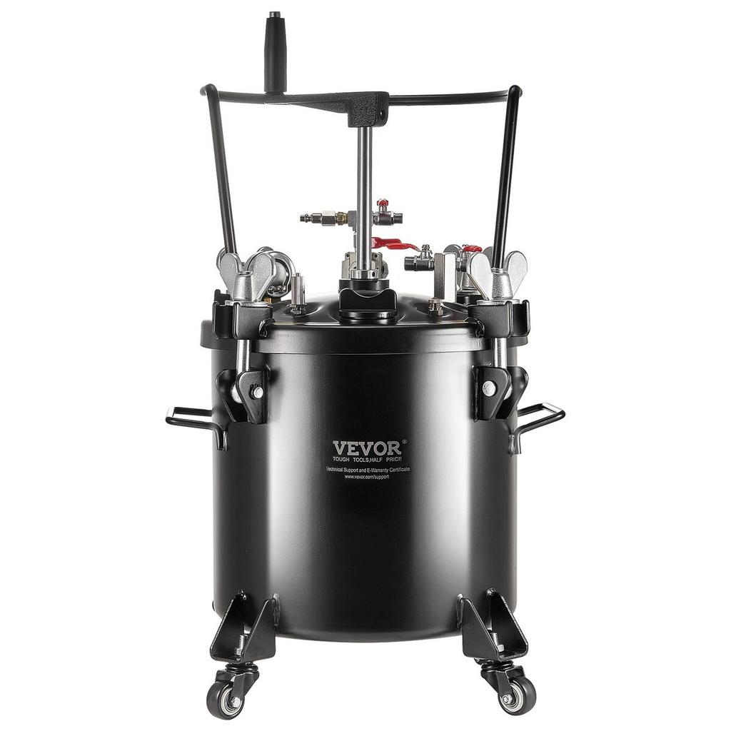 Réservoir de pulvérisation à pression 20L/5gal avec roulettes Mastic de réparation de fuites