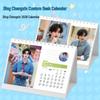 Ding Chengxin 2026 Desktop Photo Calendar: Monthly Star-Themed Creative Display