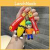 Schattige Cartoon Stumble Guy Sleutelhanger Schattige Rubberen Tas Hanger Sleutel Accessoire