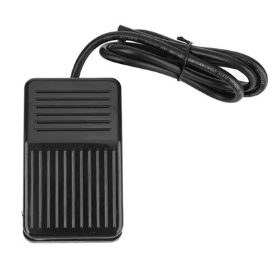 TFS 01 250VAC 10A Antiscivolo Momentaneo Pedale Controller Pedale Interruttore di Controllo Nero(1M)