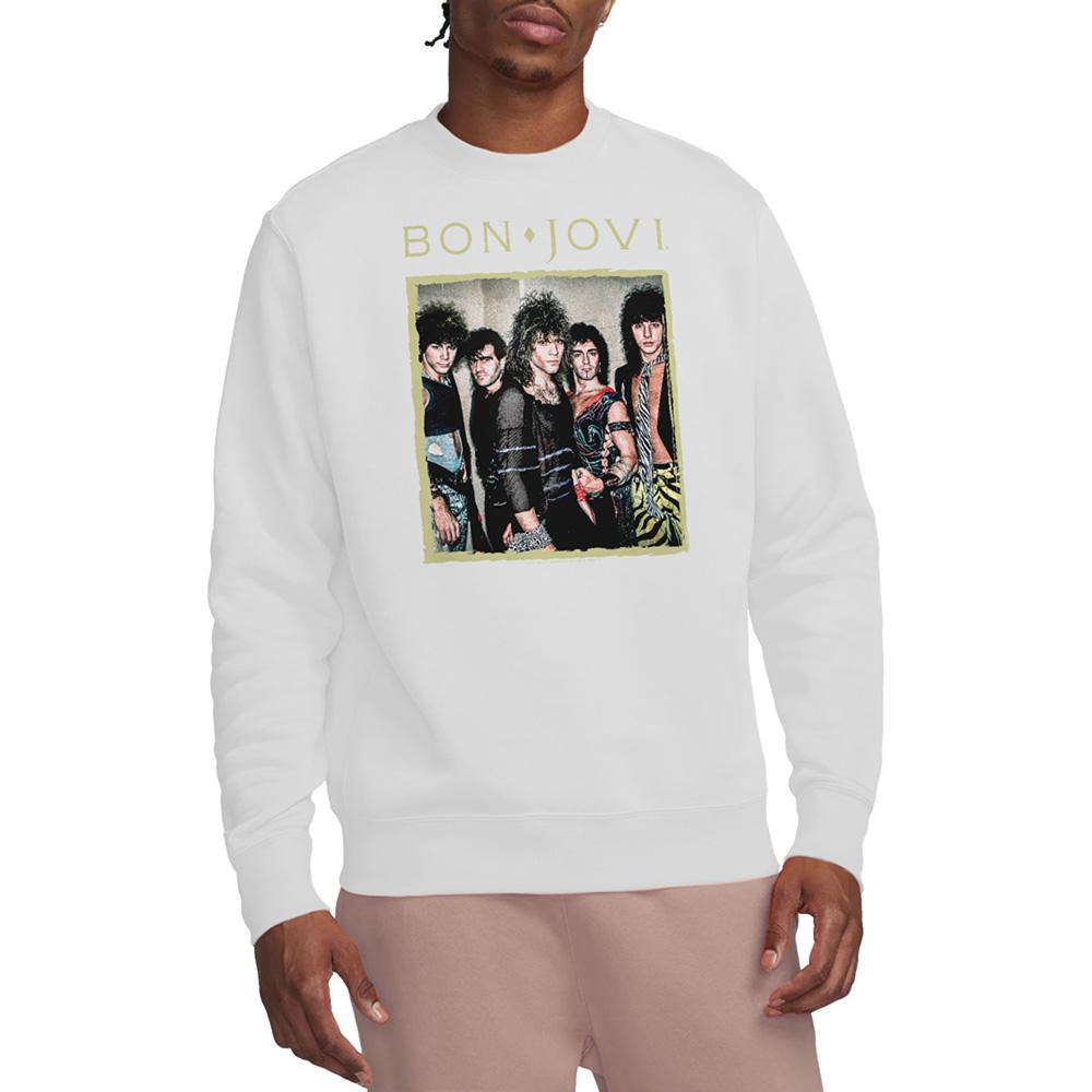 Bon Jovi Unisex Adult Framed Sweatshirt