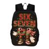 67 Printed School Backpack With Breathable Pu Material For Middle School Students