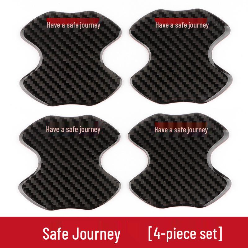 Hot Seller: Trendy Unlimited Carbon Fiber Car Anti-Scratch Door Bowl Sticker
