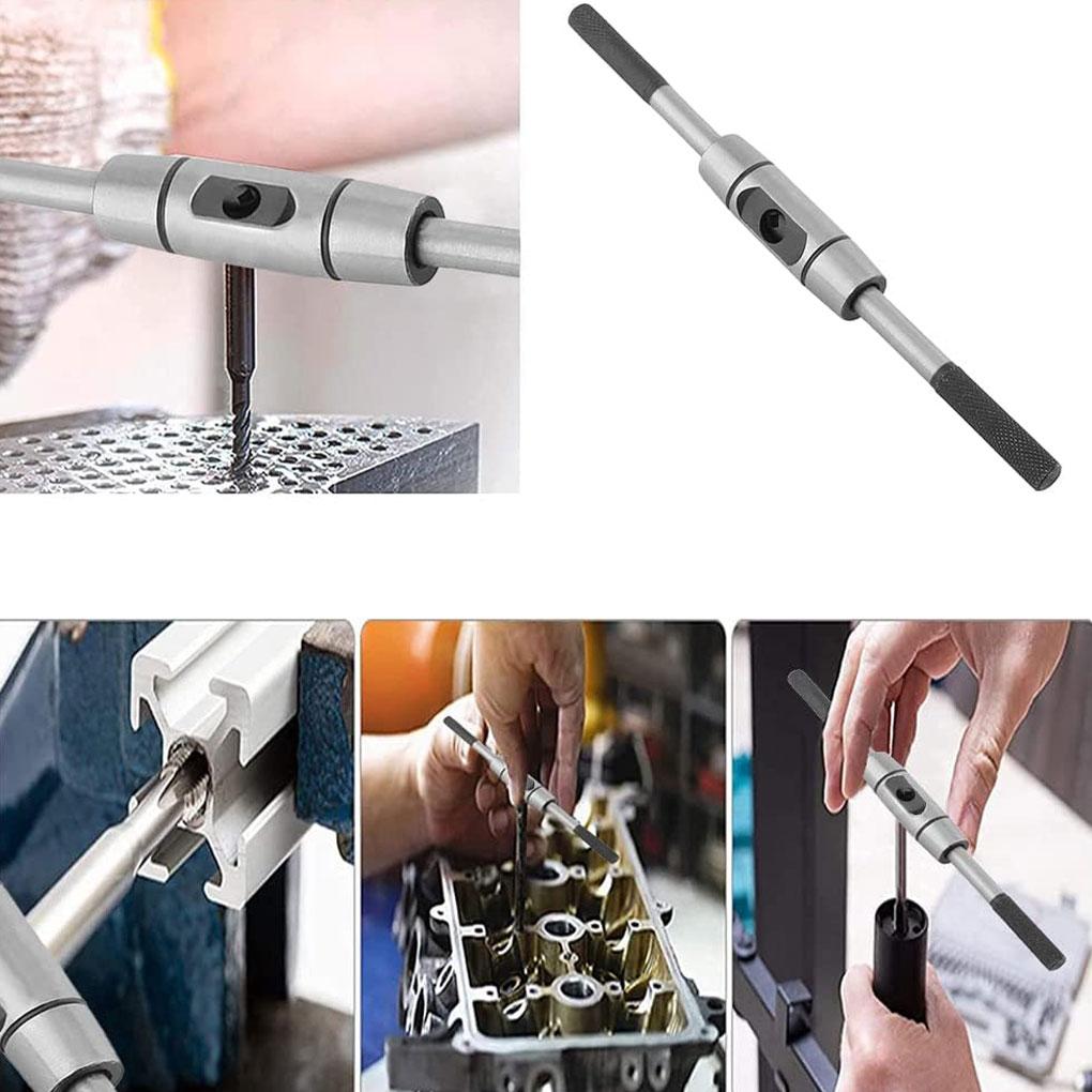 Heavy Duty Solid Steel Tap Wrench Set - Easy To Carry Materials Wide Range Of Applications Not Easy To Skid Hand Tool