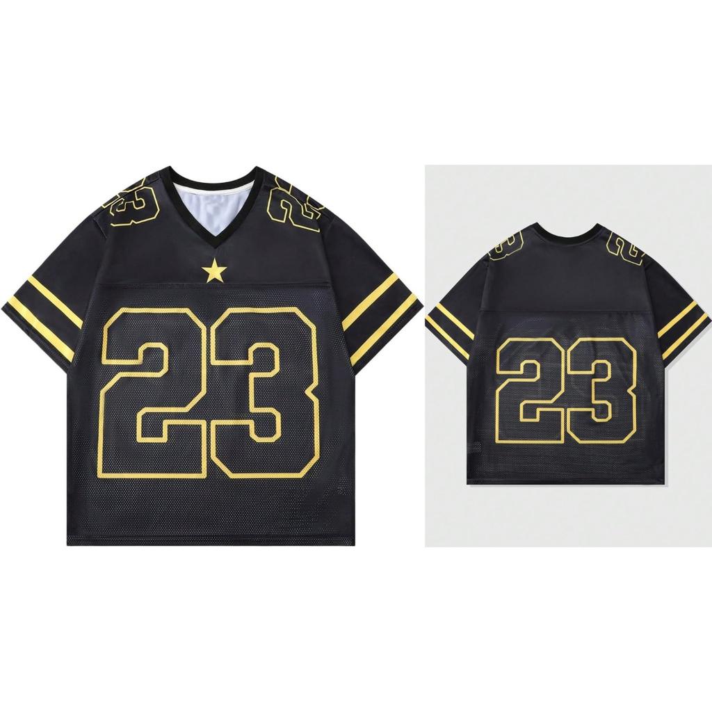 Men's and Women's Digital Pattern Jersey Short Sleeve Stripe Casual T-shirt Sports Shirt T-shirt