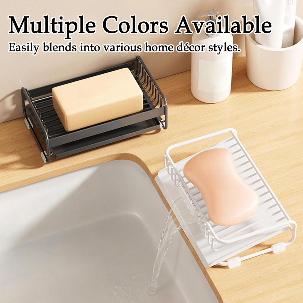 Multifunctional Shower Soap Rack Drainer Kitchen Shelf Sink Rag Dishwashing Detergent Dishcloth Organiser Kitchen Storage Racks