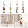 Rabbit Girl Statue Collectible Rabbit Girl Figurine for Office Shelf Decor
