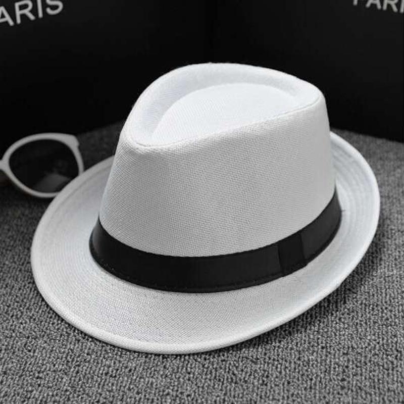 Straw Trilby Sun Hat Mens Ladies Womens Summer Panama Designer Fedora Beach Hat