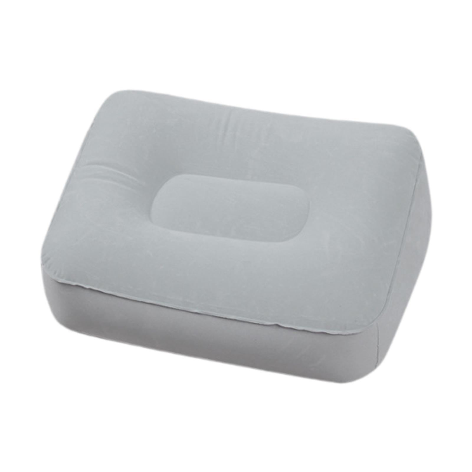 

Inflatable Foot Pillow Soft Comfort Footrest Pad for Plane Sofa Under Desk