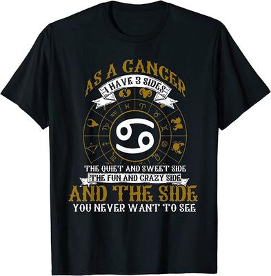 As A Cancer I Have Sides Zodiac Sign Unisex T-Shirt