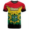 Ghana Flag Map 3D Printed T Shirt For Men Clothes Casual Kids T-Shirt GHA National Emblem Tshirt Sport Male Jersey Africa Tops