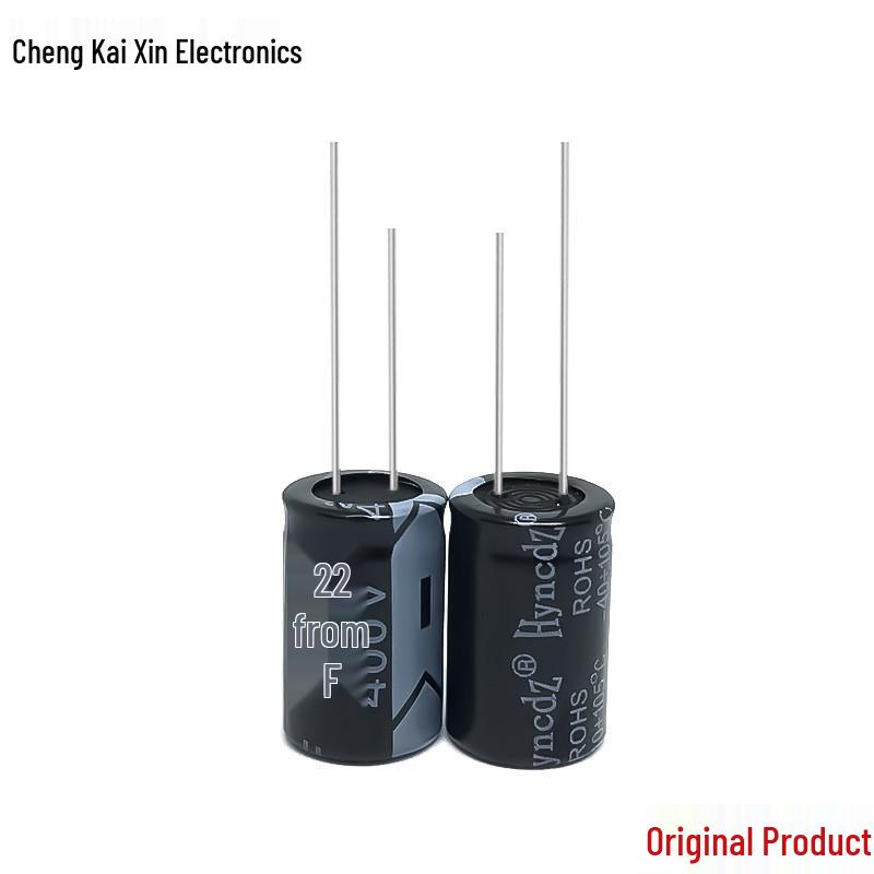Condensatore Elettrolitico in Alluminio Originale 400V 22UF, 13X17, Ampia Disponibilità in Magazzino