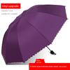 Large Umbrella for Men, Reinforced and Thickened, Sturdy and Wind-Resistant, Dual-Purpose for Sun and Rain, Manual Folding, Black Coating for Sun