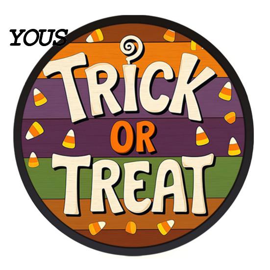 Halloween Themed Party Decor LED Glowing Hanging Decor, Acrylic Window Ornament with Light, Spooky High-quality Signage Sign for Door Wall Haunted