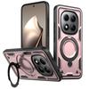 Armor Shockproof Case For Xiaomi Poco M8 Pro Redmi Note 15Pro 4G Plus 5G 360° Rotating Magnetic Stand TPU Plastic Phone Cover
