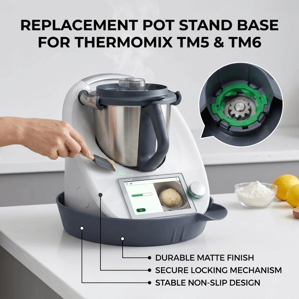 Základní deska nádoby mixéru Mísa na míchání Náhradní díl základny nádoby pro Thermomix TM5 TM6 Kuchyně