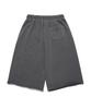 LEE Pigment-Dyed Capri Sweat Shorts Pigment Charcoal