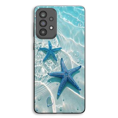 Coque De Téléphone - MANIACASE - Samsung Galaxy A72 - Silicone TPU - Motif Océan Étoile Sun Paradis - Noir
