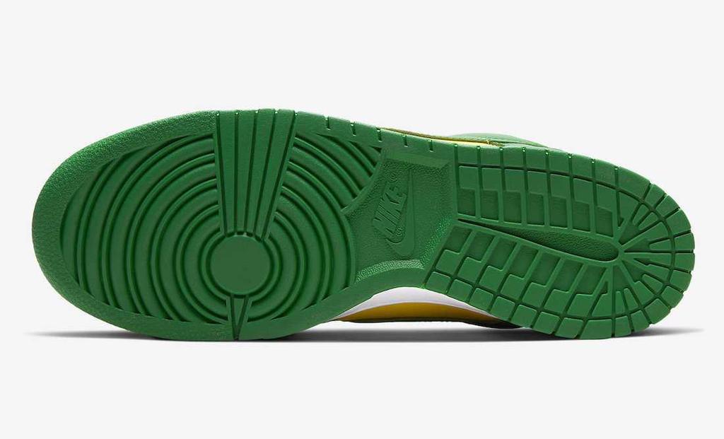 CU1727-700 Nike Dunk Low SP Brazil Varsity Maize Pine Green White (Men's)