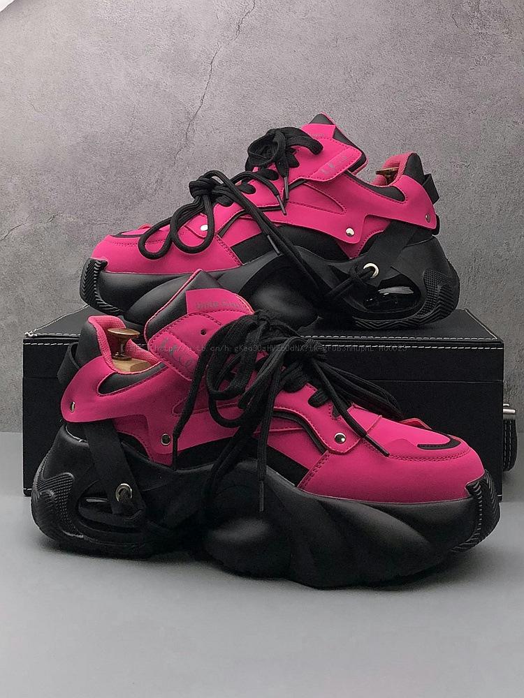 European Men's 2025 Fall/Winter Breathable Casual Sports Shoes - Air Cushion Thick Sole for Height Boost