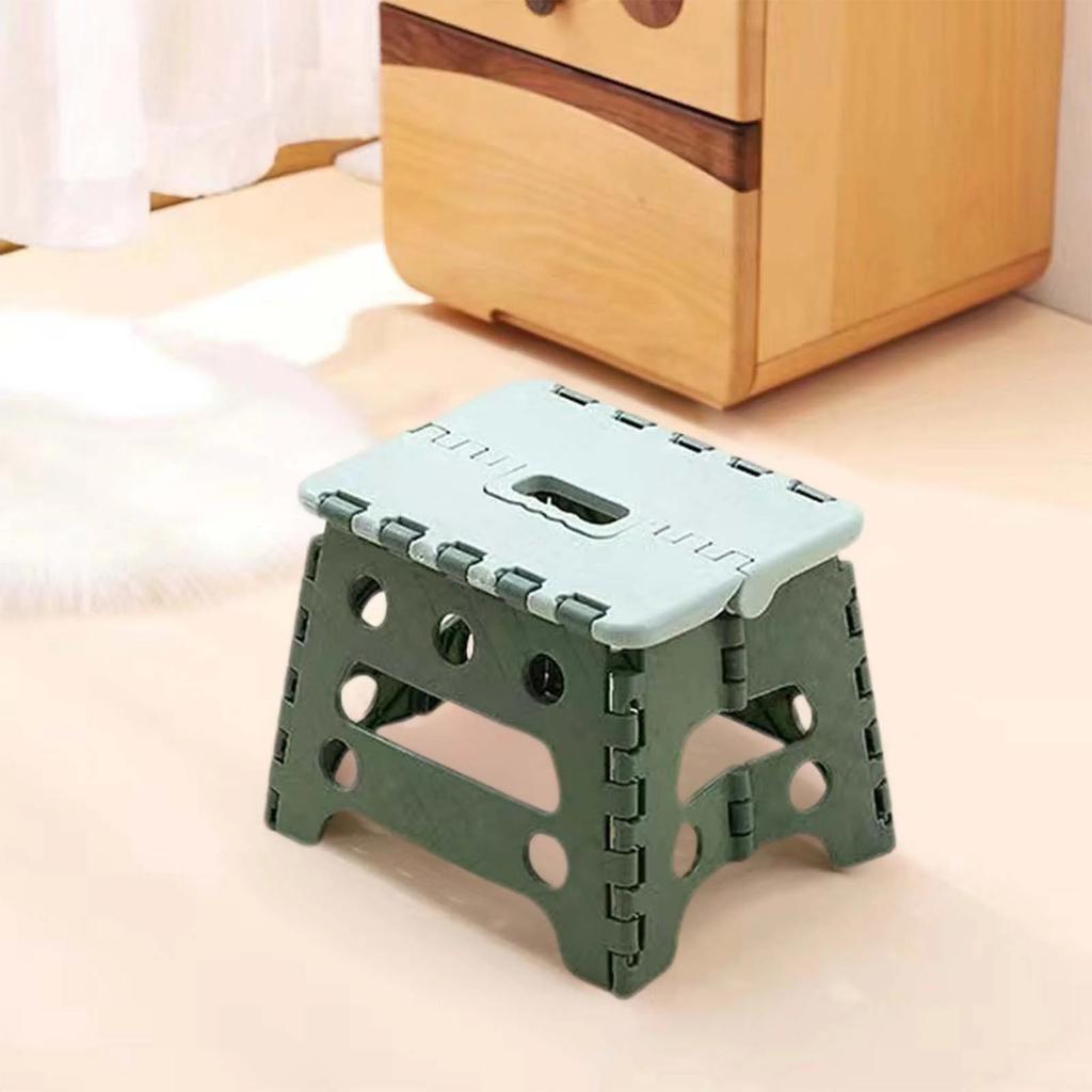 Folding Footstool, Cute Bathroom Chair, Compact Seating Furniture, Adult Folding Footstool