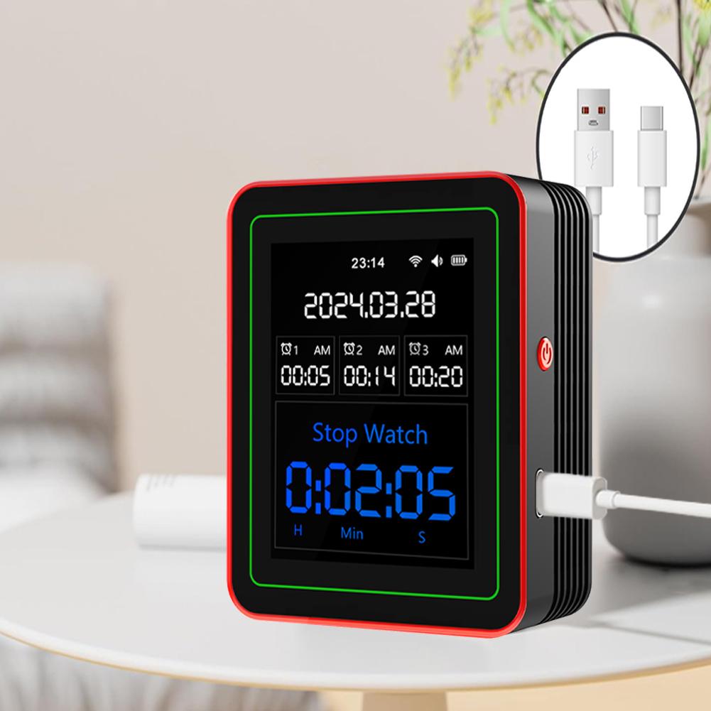 15-in-1 Air Quality Monitor PM2.5 PM10 CO CO2 TVOC HCHO AQI Tester 2.8inch TFT Color Screen CO2 Formaldehyde Detector for Indoor