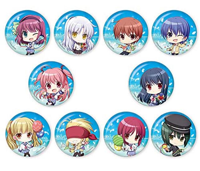 CS.FRONT Angel Beats Metallic Can Badge 01, First Edition, 56mm, TinPP, AN102-ABS01, Box of 10