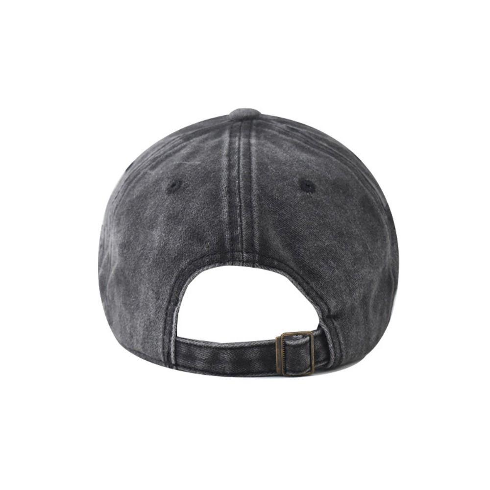 Vintage Denim Baseball Cap Cotton Dad Tucker Hat Adjustable Peaked Hats  for Men Women