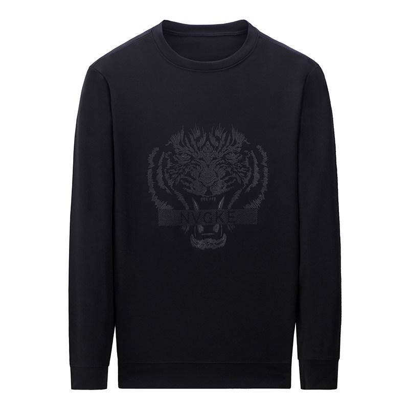 Clearance: Woodpecker Spring/Autumn Men's Long-Sleeve Round Neck Cotton T-Shirt Base Layer