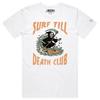 VOICEART Grim Reaper Surfing Funny Halloween Graphic T-Shirt for Holidays